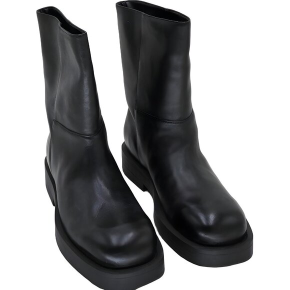 Schutz Jamie Black Round Toe Ankle Boots for Women US 7.5M - Picture 1 of 6